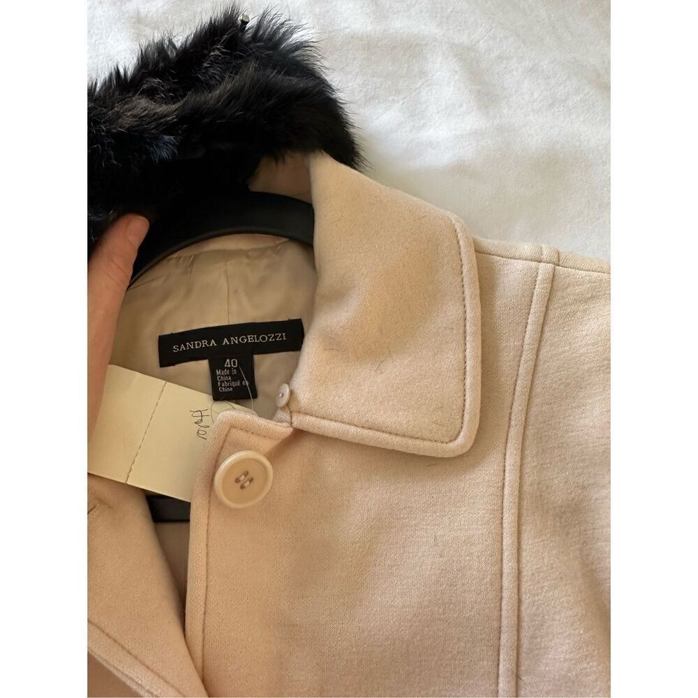NWT Sandra Angelozzi "Nude" Jacket Size 40 80%wool 20% acrylic A - Picture 7 of 11